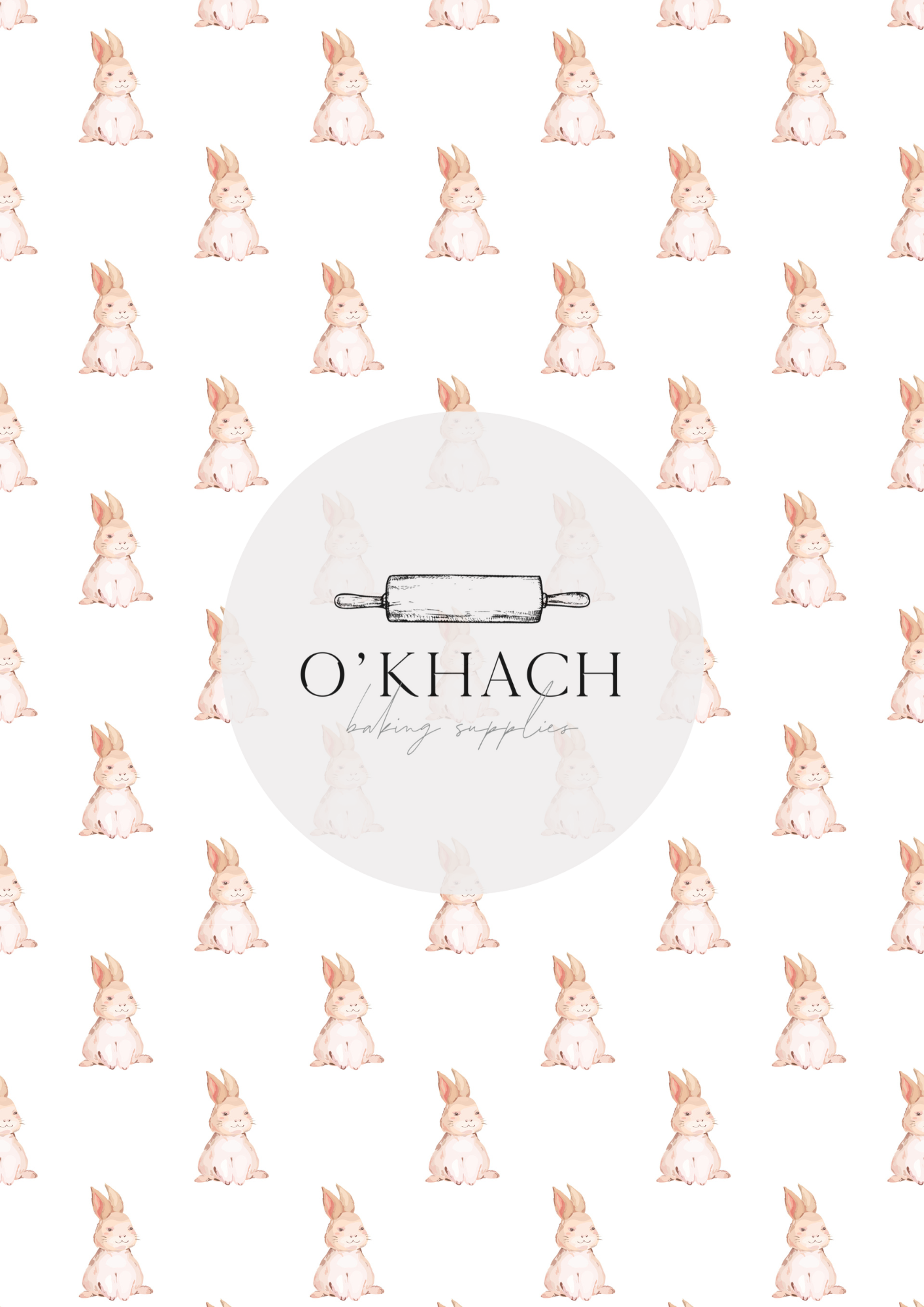 The Easter Hunt Pattern No.2 - Edible Image - Premium Edible Image from O'Khach Baking Supplies - Just $16.99! Shop now at O'Khach Baking Supplies