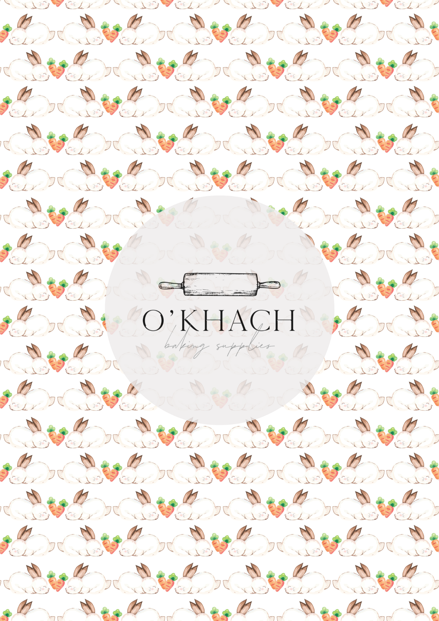 The Easter Hunt Pattern No.7 - Edible Image - Premium Edible Image from O'Khach Baking Supplies - Just $16.99! Shop now at O'Khach Baking Supplies