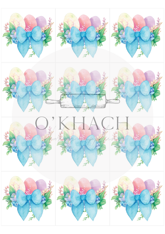 The Easter Hunt Squares No.1 - Edible Image - Premium Edible Image from O'Khach Baking Supplies - Just $16.99! Shop now at O'Khach Baking Supplies