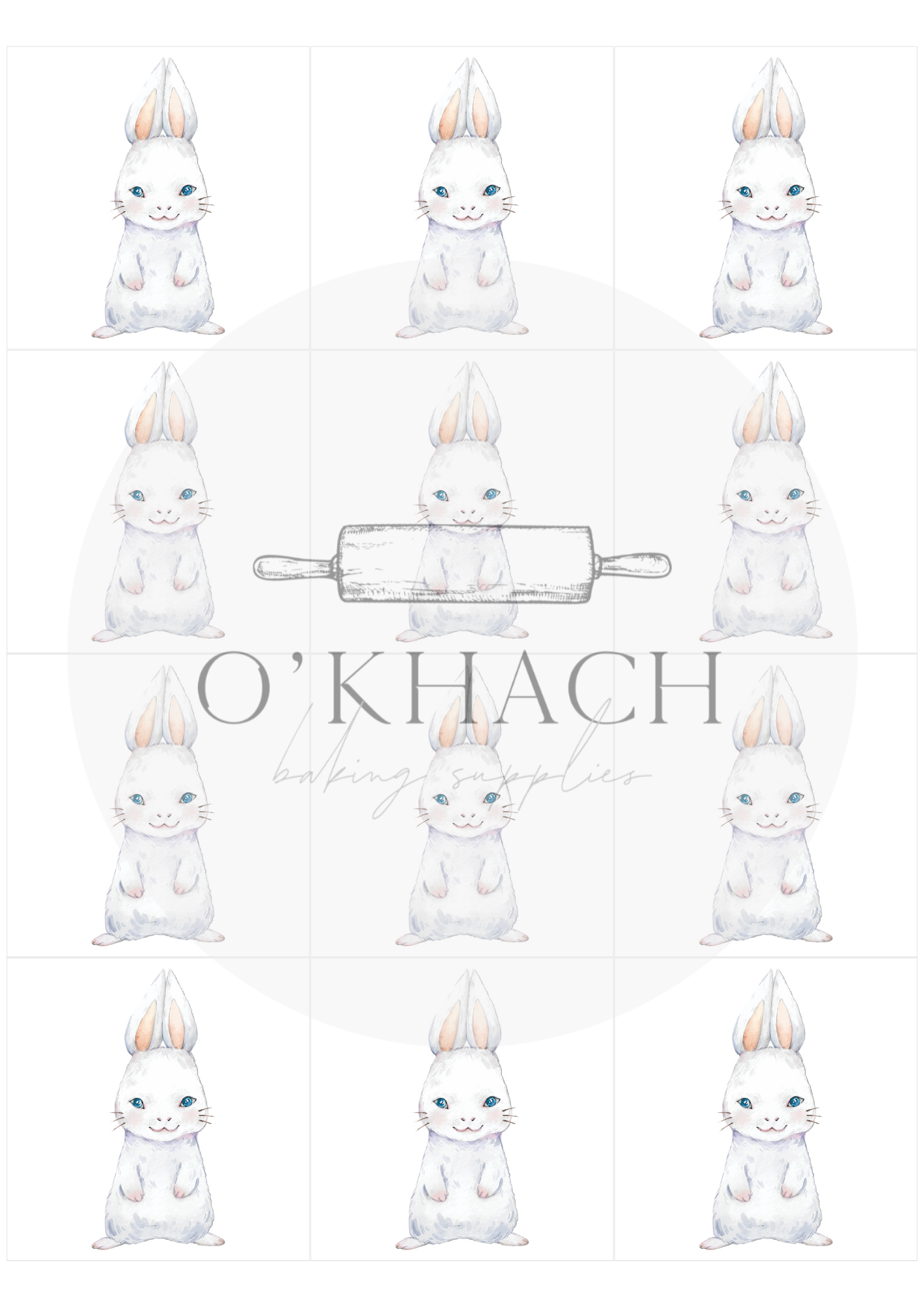 The Easter Hunt Squares No.11 - Edible Image - Premium Edible Image from O'Khach Baking Supplies - Just $16.99! Shop now at O'Khach Baking Supplies