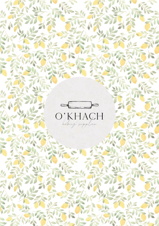 Tropical Watercolour Pattern No.14 - Edible Image - Premium Edible Image from O'Khach Baking Supplies - Just $16.99! Shop now at O'Khach Baking Supplies