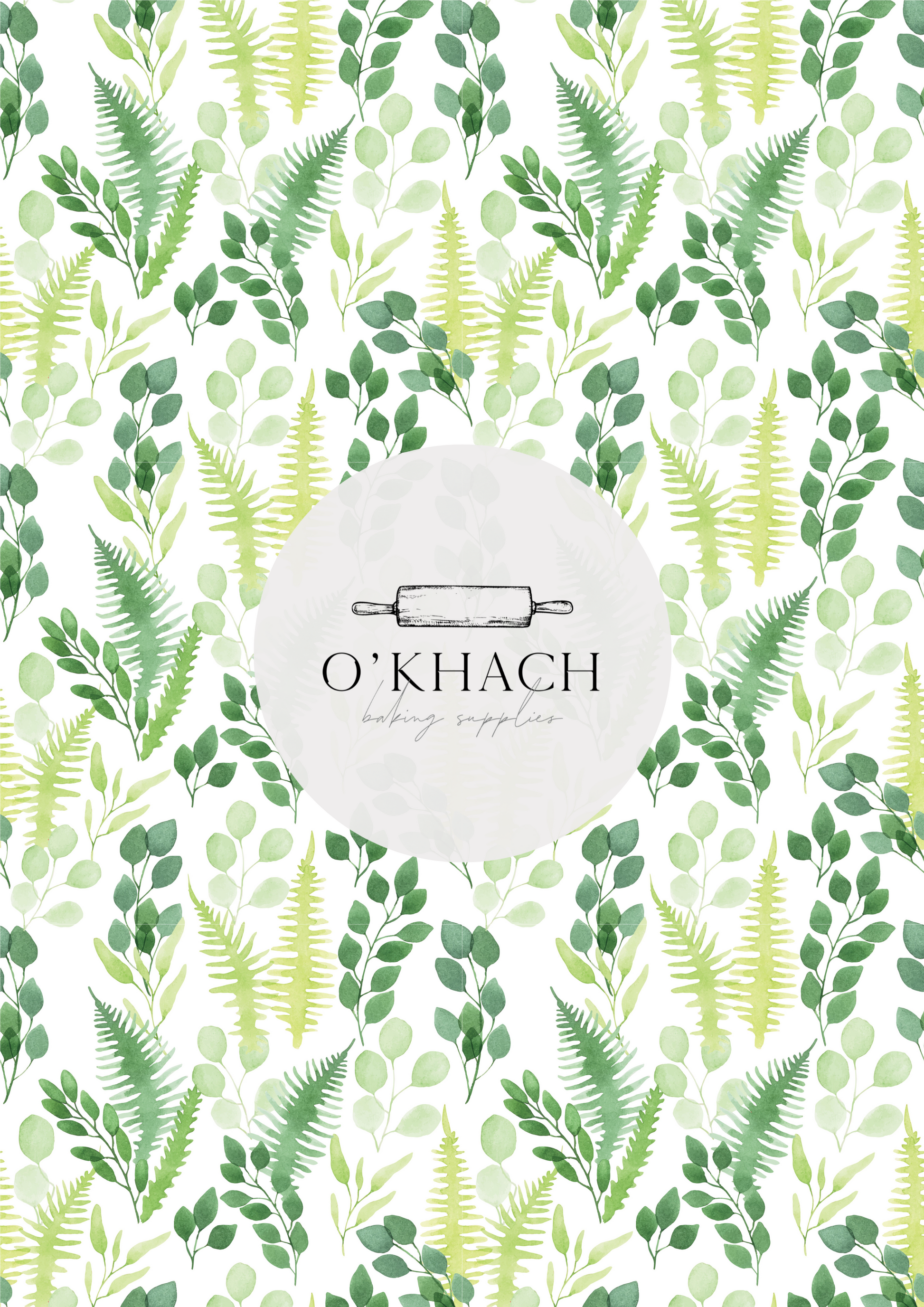 Tropical Watercolour Pattern No.23 - Edible Image - Premium Edible Image from O'Khach Baking Supplies - Just $16.99! Shop now at O'Khach Baking Supplies