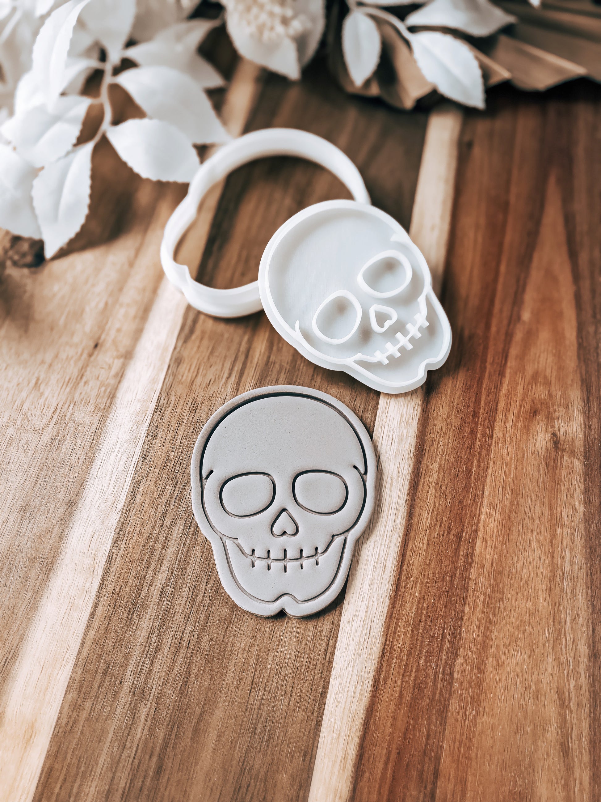 Skull Stamp and Cutter - Premium Cutter and Stamp from O'Khach Baking Supplies - Just $19.00! Shop now at O'Khach Baking Supplies