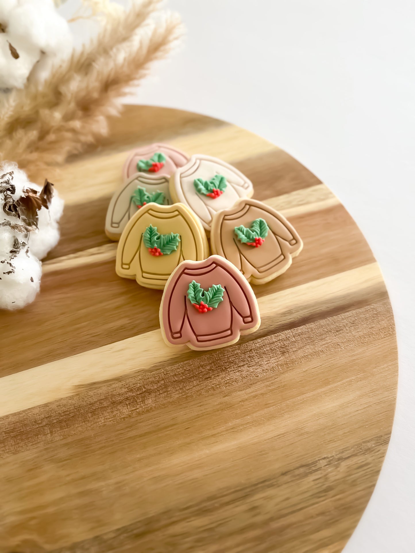 Mini Sweater - Cookie Stamp & Cutter - Fondant & Sugar Cookies