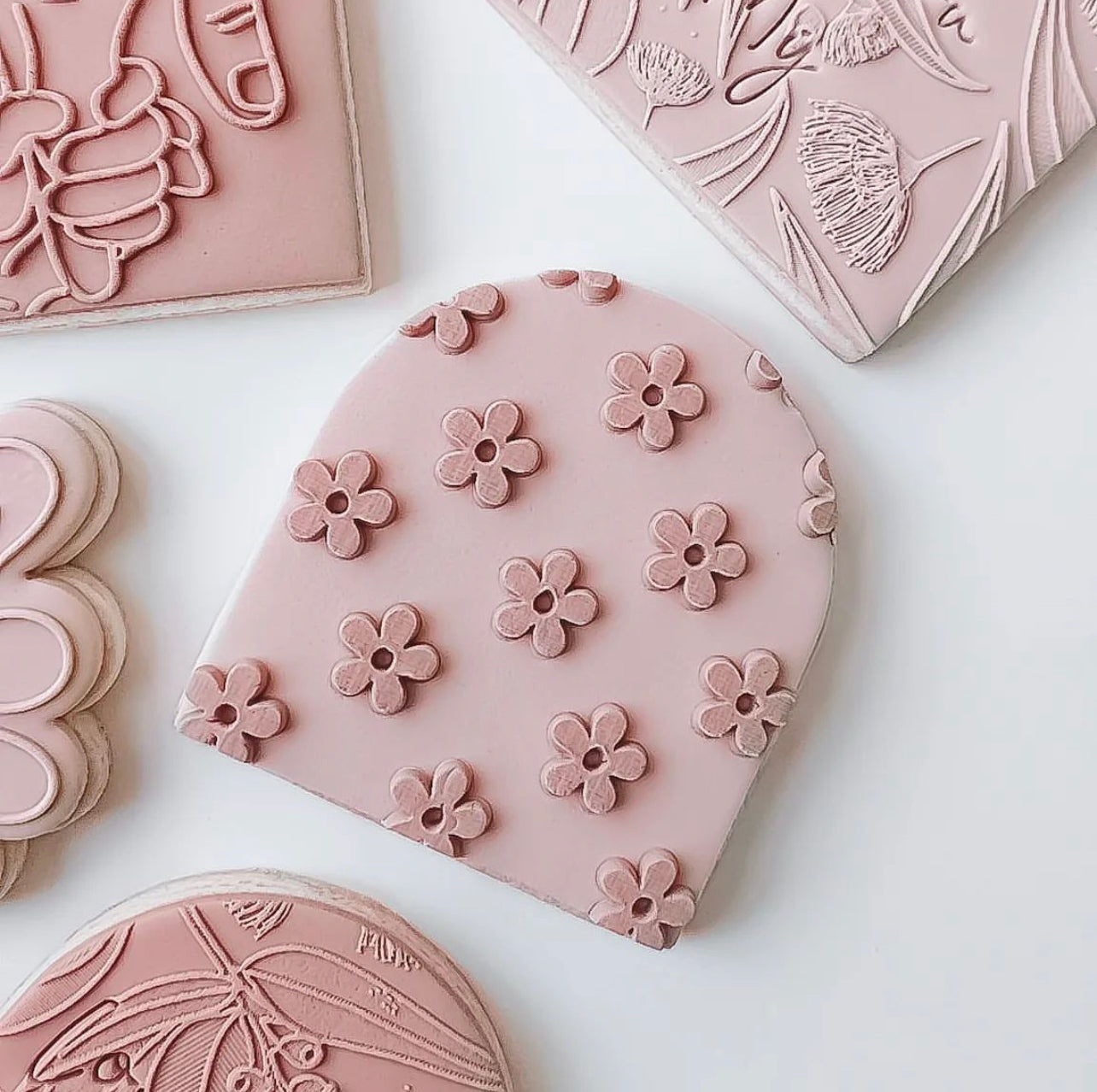 Daisy’s Pattern 'UP' Cookie  Stamp - Premium  from O'Khach Baking Supplies - Just $24.99! Shop now at O'Khach Baking Supplies