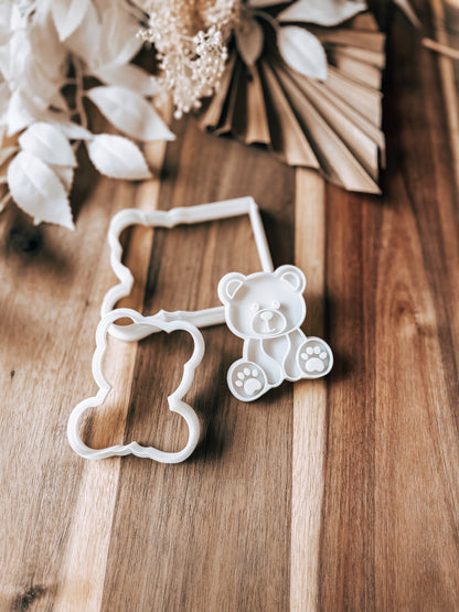 Bear Plaque - Cookie Cutter (For Bear) - Premium Cutter from O'Khach Baking Supplies - Just $10.00! Shop now at O'Khach Baking Supplies